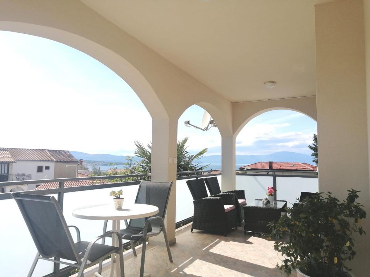 Lovely Sea View House In Malinska Island Krk Buitenkant foto