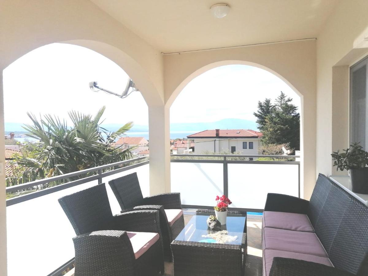 Lovely Sea View House In Malinska Island Krk Buitenkant foto